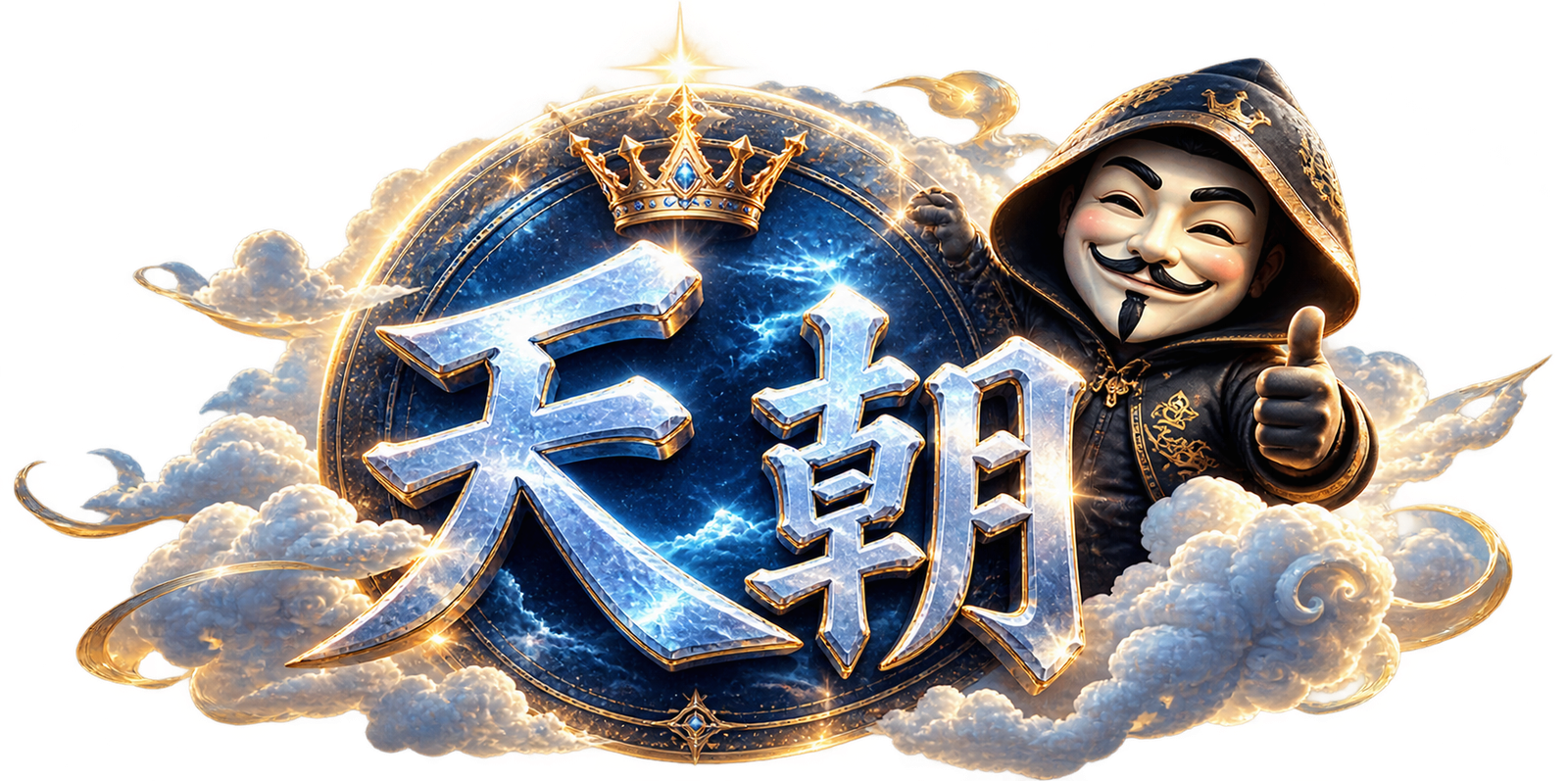 천조 天朝 로고